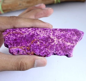 197 kt lila Carico See Türkis natürlich poliert grobe Platte zertifiziert T6109 - Bild 1 von 7