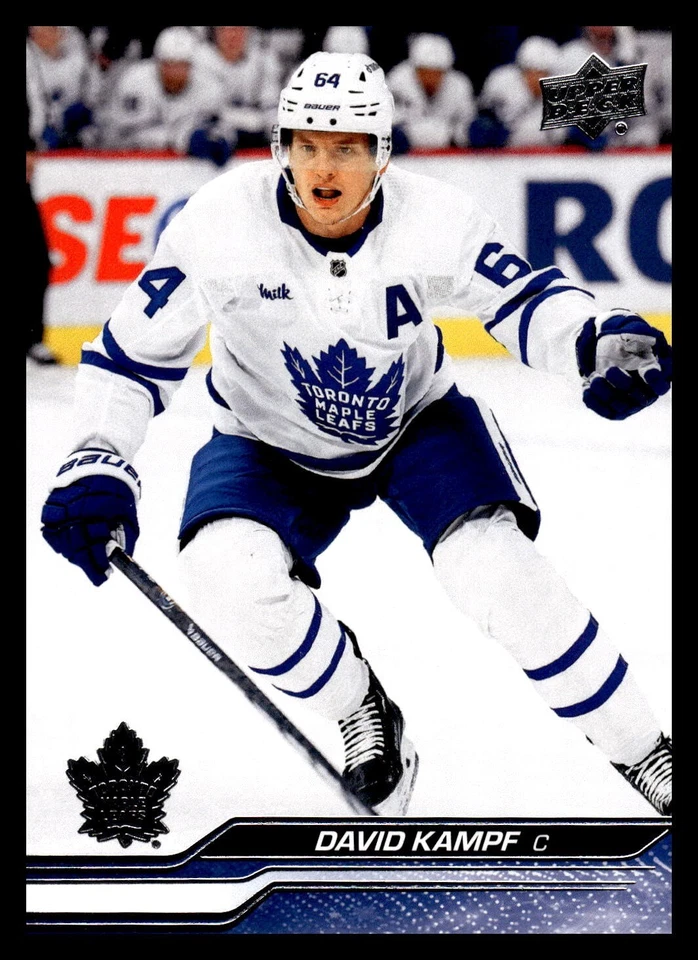 2023-24 UD Extended 630 David Kampf, Toronto Maple Leafs - Image 1 of 1