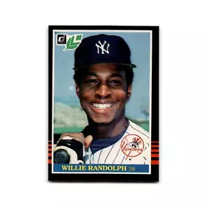 Willie Randolph 1985 Leaf #83 New York Yankees Baseball Card NM - Picture 1 of 3