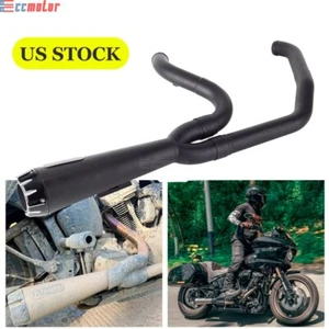 Exhaust Muffler For Harley Softail Standard Street Bob Low Roder S ST 2018-2024 - Picture 1 of 11