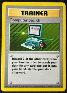 Pokémon 1999 Computersuche 71/102 schattenloses Basistrainer-Set selten ohne Etikett MP - Bild 1 von 23
