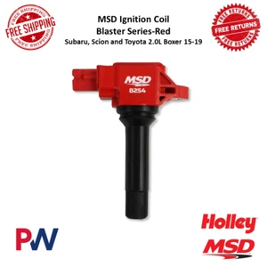 MSD Blaster Series Ignition Coil Red For 15-19 Subaru / Toyota / Scion 2.0L H4 - Picture 1 of 12