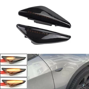2 pièces clignotants latéraux led clignotants ambre pour BMW X3 F25 X5 E70 X6 E71 E72 - Photo 1/5