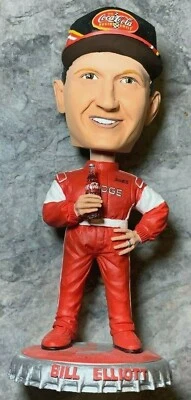 De colección Bill Elliott Coca Cola Dodge 8" Bobblehead Nascar Racing #9 Nuevo En Caja Foto 1 de 4
