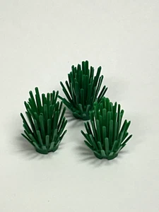Lego Lot of 3 Green Prickly Bush 2x2x4  - Picture 1 of 1