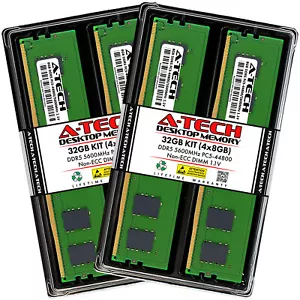 32GB 4x 8GB DDR5-5600 Lenovo ThinkCentre M90s Gen 4 M90t Gen 4 Memory RAM - Picture 1 of 4