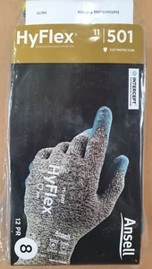 12 Paar Ansell HyFlex 11-501 Gr.8 Montagehandschuhe Arbeits-Handschuhe - Bild 1 von 2