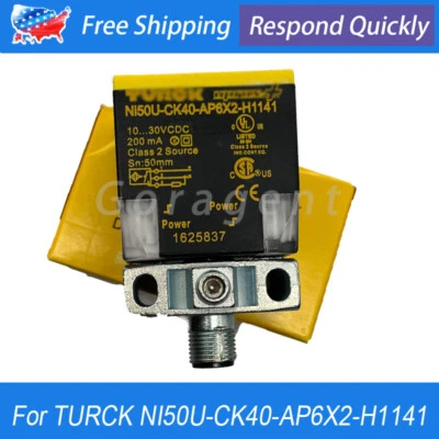 1PCS For TURCK NI50U-CK40-AP6X2-H1141 Rectangular Sensor - Image 1 of 4