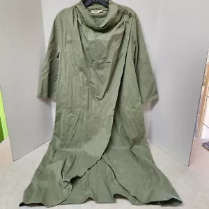Abito tunica puro Ulla Popken verde eco cotone 12 14 Lagenlook Cottagecore - Foto 1 di 10
