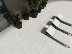 from £35.00 sq.m Live Off White 60x120x20mm Outdoor Porcelain. Sample £2.99 - Picture 1 of 4