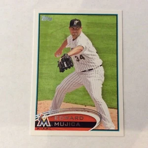 2012 Topps #178 Edward Mujica Miami Marlins - Bild 1 von 2