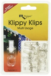 RV Designer M111, Klippy Klips, Multi Purpose Awning Clips, Clear, Set Of 10 DAS - Picture 1 of 2