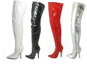 Women's Thigh High Over-the-Knee High Heel Stretch Boots, Sexy and Stylish Look, - Picture 1 of 10