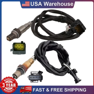 Juego de 2 sensores de oxígeno O2 aptos para VOLVO S60 2,4 L 2,5 L L5 turboalimentados 2005-2009 Foto 1 de 4