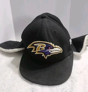Gorra con orejeras NFL Baltimore Ravens talla 7 1/8 negra - Imagen 1 de 19