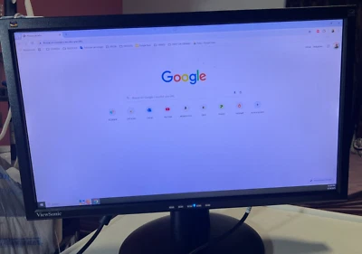 ViewSonic VA2223wm LED 21.5" 1080p VGA LED Backlit LCD Monitor W/cable Used - Image 1 of 4