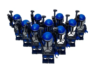 LOT 10x GENUINE LEGO STAR WARS MANDALORIAN FLEET COMMANDER MINIFIGURES BRAND NEW - Image 1 of 3
