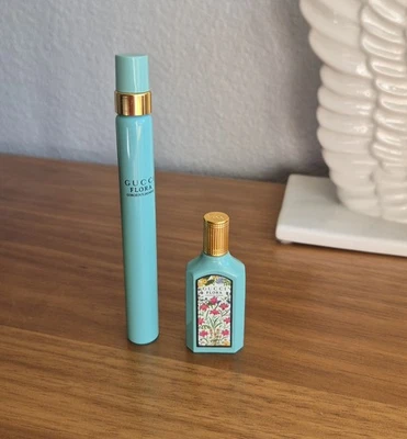 GUCCI FLORA GORGEOUS JASMINE Eau de Parfum Gift Set 5ml Splash + 10 ml Spray - Image 1 of 4