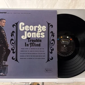 George Jones - Trouble In Mind Original UA 1965 Stereo Vinyl LP - VG+/VG+ - Picture 1 of 8