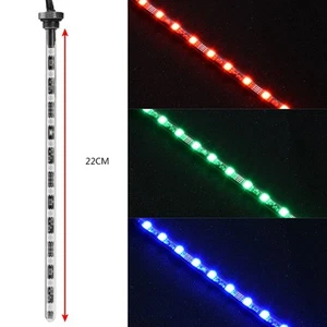 22Cm Computer Cylinder Water Cooling Tank Light Virus Reservoir Led Tube Lam HLF - Afbeelding 1 van 11