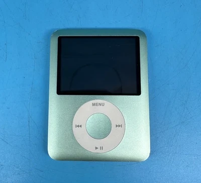 Apple iPod Nano A1236 3rd Generation 8GB MP3 Player Green - Tested - Image 1 of 4