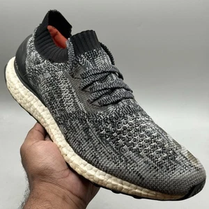 Adidas Ultraboost Men Size 10.5 Running Athletic Shoes Core Black Light Gray - Picture 1 of 14