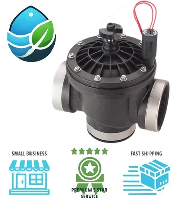 Hunter ICV-301G 3" FPT Inline Irrigation Sprinkler Globe Valve with Flow Control - Image 1 of 4