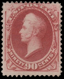 Scott#: 191 - Oliver Perry 90¢ 1879 ABNC ungebraucht Einzelmarke mit Crowe Zertifikat 2023 - Bild 1 von 3