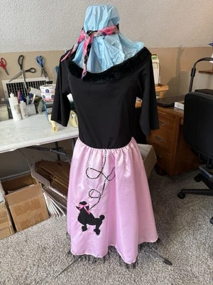Size 6 Women’s Sock Hop Poodle Skirt Costume - Costumes by AmScan - Image 1 of 4