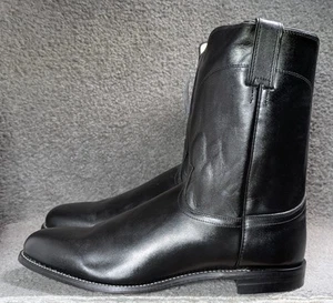 Justin Boots Mens Jackson Spanish Kipskin Leather 10 Inch Round Toe  13D - Picture 1 of 15