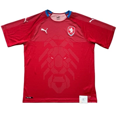 2018 Czech Republic Home Jersey XL Puma World Cup Soccer kit Ultra Rare (READ) - Image 1 of 4