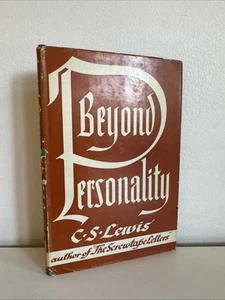 Beyond Personality - C.S. Lewis HC DJ 1st Ed 2nd Printing Christianity Book 1945 - Picture 1 of 12