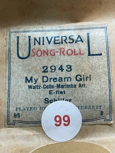 Rollo de piano para tocador MY DREAM GIRL - Imagen 1 de 4