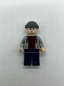 Lego Minifigure Security Guard - Male, Light Bluish Gray Hoodie jw094 - Picture 1 of 2