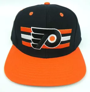 SOMBRERO GORRA DE 2 TONOS PHILADELPHIA FLYERS NHL DE COLECCIÓN SNAPBACK RETRO ¡NUEVO! BAR - Imagen 1 de 5