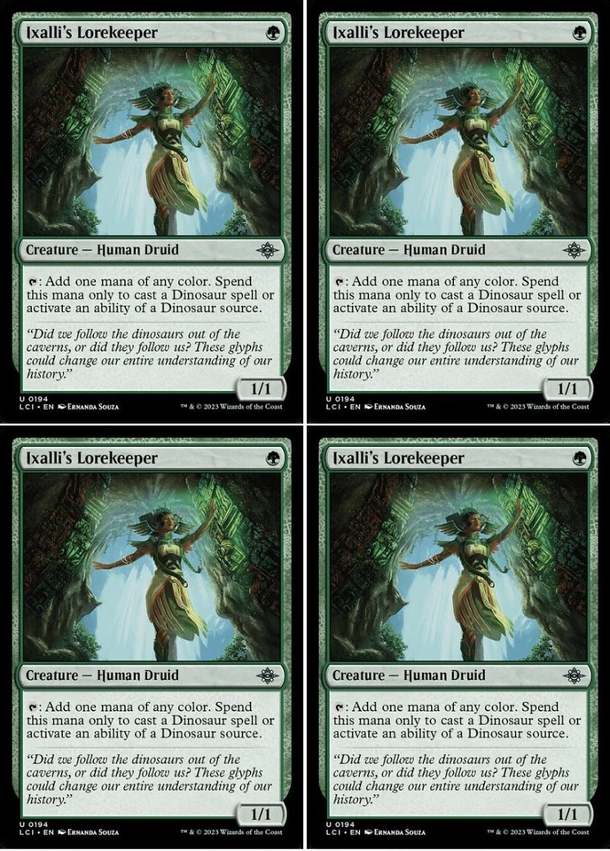 MTG - 4x IXALLI'S LOREKEEPER - Lost Caverns of Ixalan (U) - Image 1 of 1