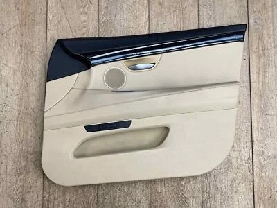 Fits 2010 - 2017 BMW 535I GT Front RH Passenger Door Trim Panel Beige OEM - Image 1 of 4