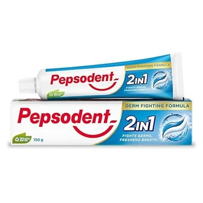 Pepsodent 2 in 1 Toothpaste Tooth Decay Prevention, 150g - Image 1 of 3