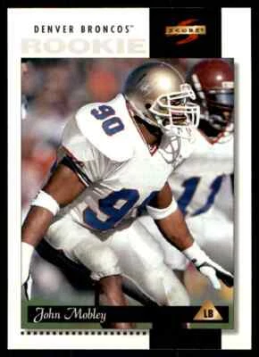 1996 Score John Mobley Rookie Denver Broncos #236 - Image 1 of 2