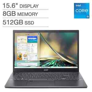Acer Aspire 5 15.6 FHD Laptop Intel i5-12450H 8GB RAM 512GB SSD Backlit Keyboard