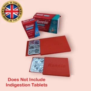 Rennie Indigestion Tablets Pocket Storage Wallet - 12 or 6 blister pack - Picture 1 of 9