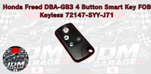 Honda Freed DBA-GB3 4 Button Smart Key FOB Keyless 72147-SYY-J71 - Picture 1 of 5