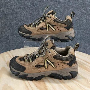 Cabelas Shoes Womens 7 M Gore-Tex Leather Hiking Trail Beige Ankle Top Lace Up - Picture 1 of 16