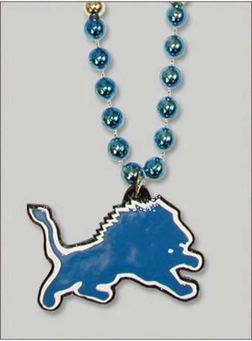 NFL Detroit Lions Beaded Necklace, NEW Cover