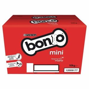 Bonio Mini Bones 10Kg - Biscuits Small Bite Puppy Adult Training Biscuits Reward