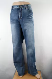 Marc Moto Jeans by Andrew Marc Axel Classic Boot 36 (37 X 35) Men's Medium Wash - Picture 1 of 12