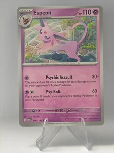 Psiana/Espeon 086/197 Uncommon Obsidianflammen Exc ENG non-Holo - Picture 1 of 2