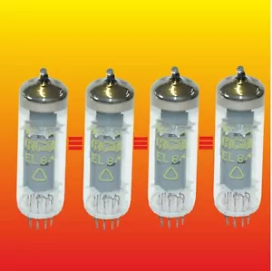TUBO DE VACÍO EL84 RFT FUERTE IGUALADO QUAD PROBADO USADO 6BQ5 6P15 CV2975 N709 6P14P - Imagen 1 de 4