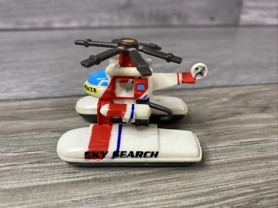 Small Micro Machine Plastic Sea Search Rescue Helicopter with Pontoons - Image 1 of 4