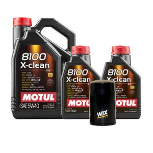 7L Motul 8100 X-CLEAN 5W40 Wix Filter Motor Oil Change Kit API SN - Picture 1 of 1
